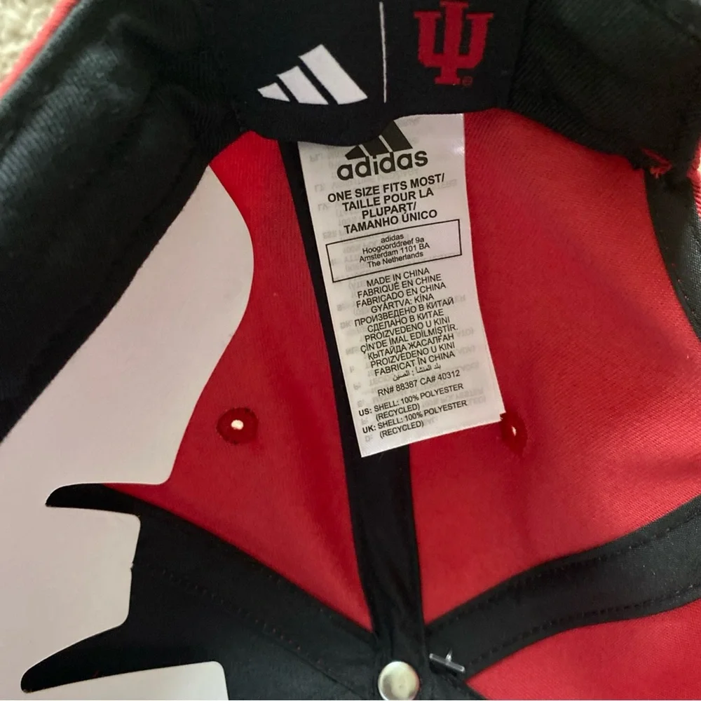 Adidas Indiana‎ Hoosiers Established Snapback Hat